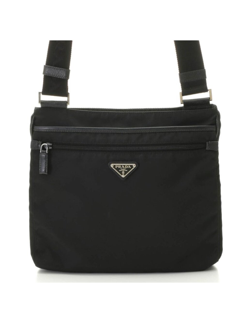 Prada Shoulder Bag Black Nylon